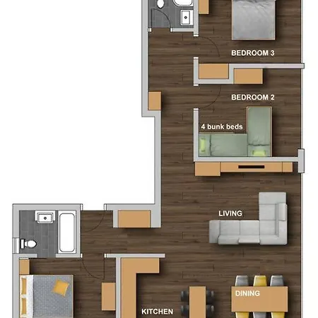 Perla Garden, Stylish Daire *